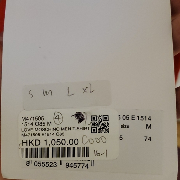 Love Moschino Red Zipper Tee - Picture 3 of 4